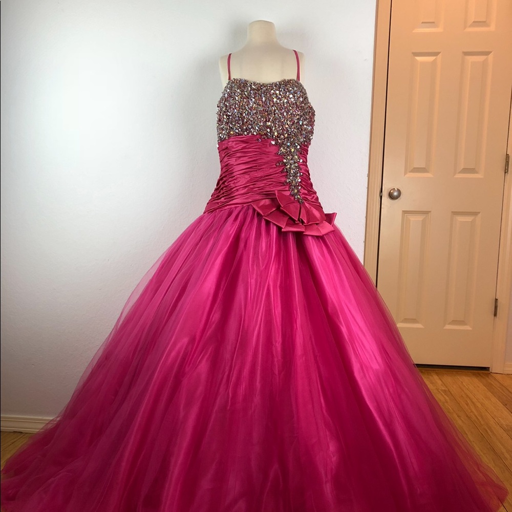 Magenta Prom Dress Gown